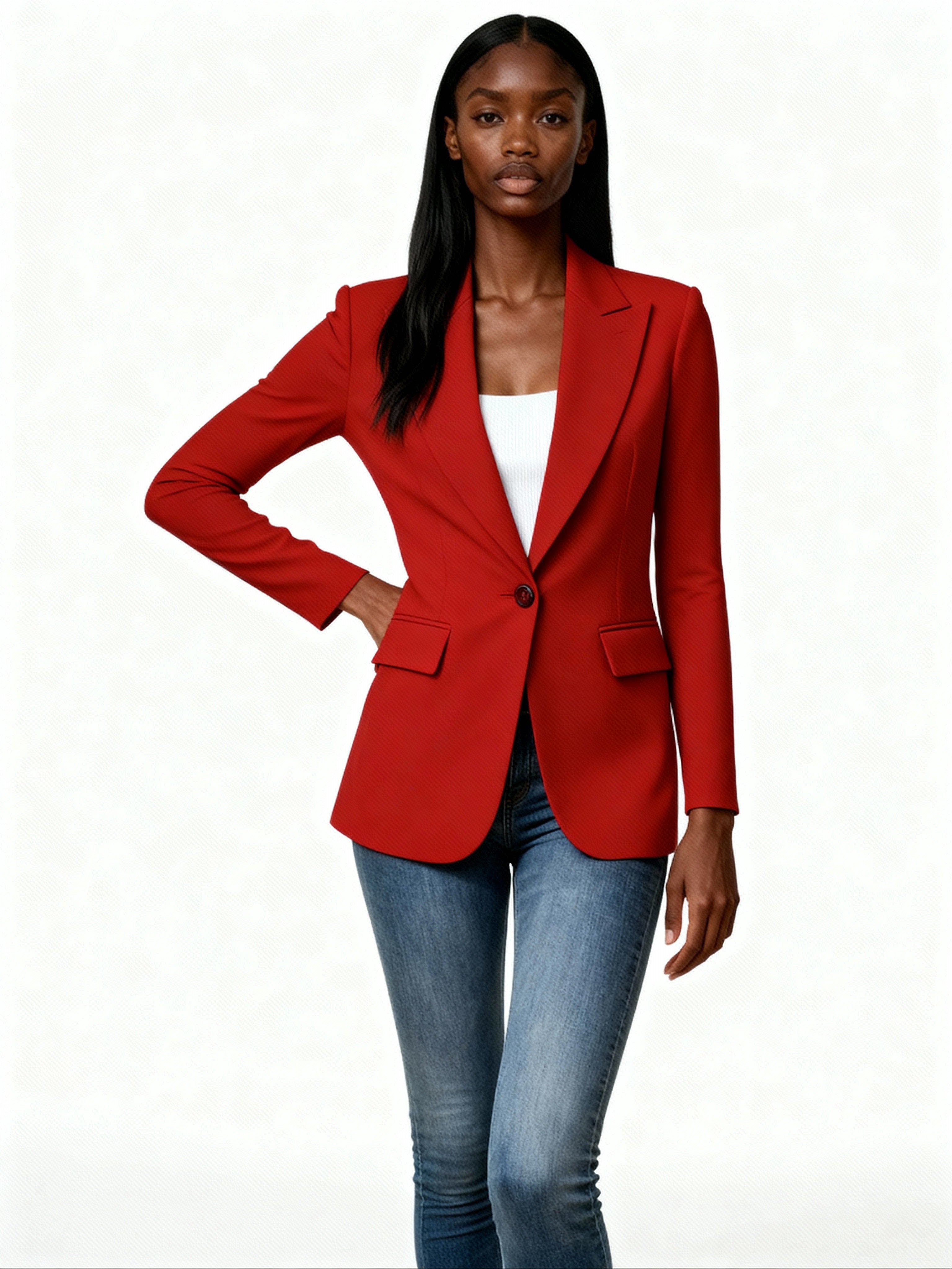 Camille | Blazer clásico con solapas y cierre de botón