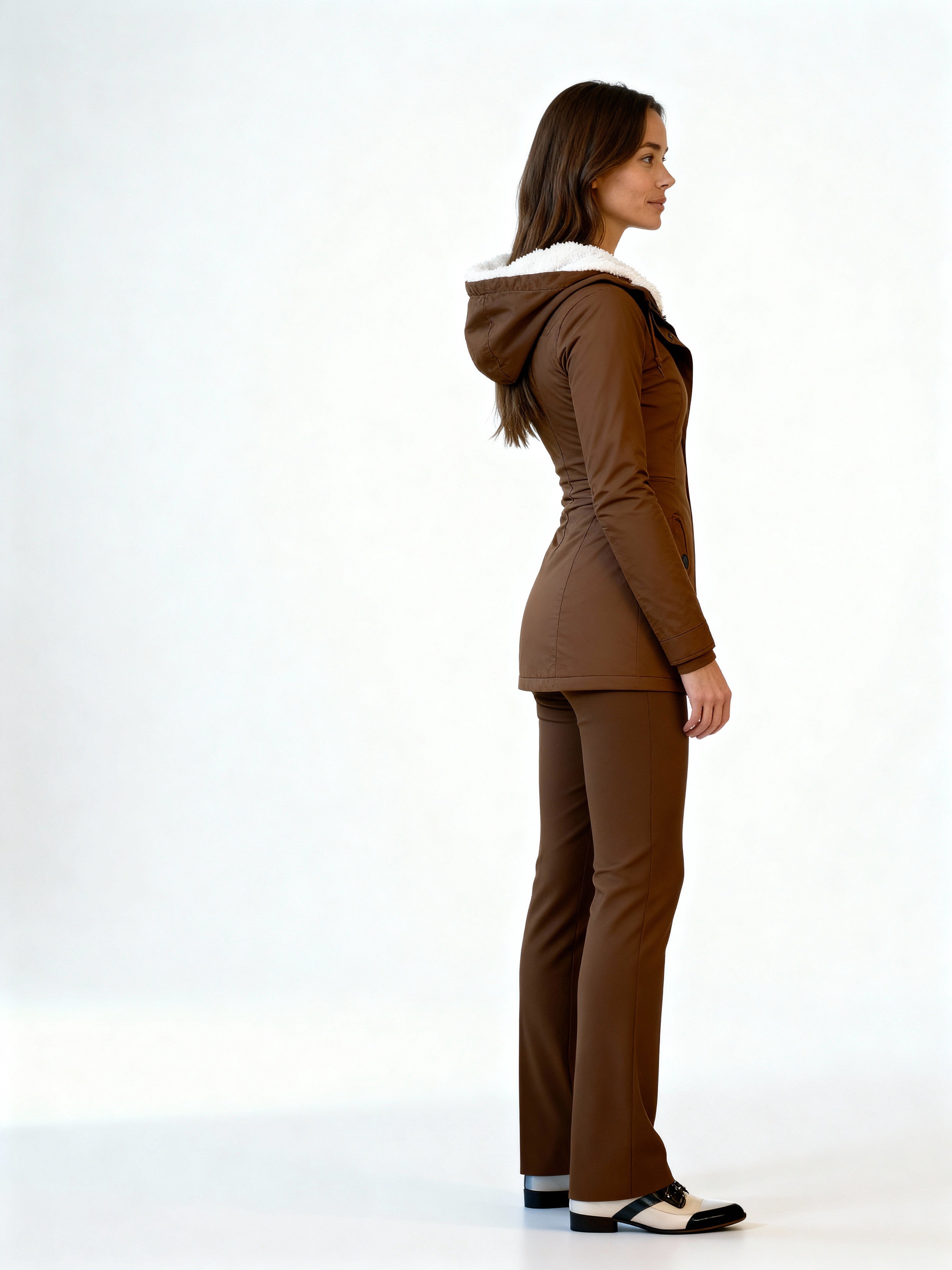 Nora | Parka con forro de borreguito