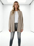 Alayna | Cárdigan de punto suave oversize con botones
