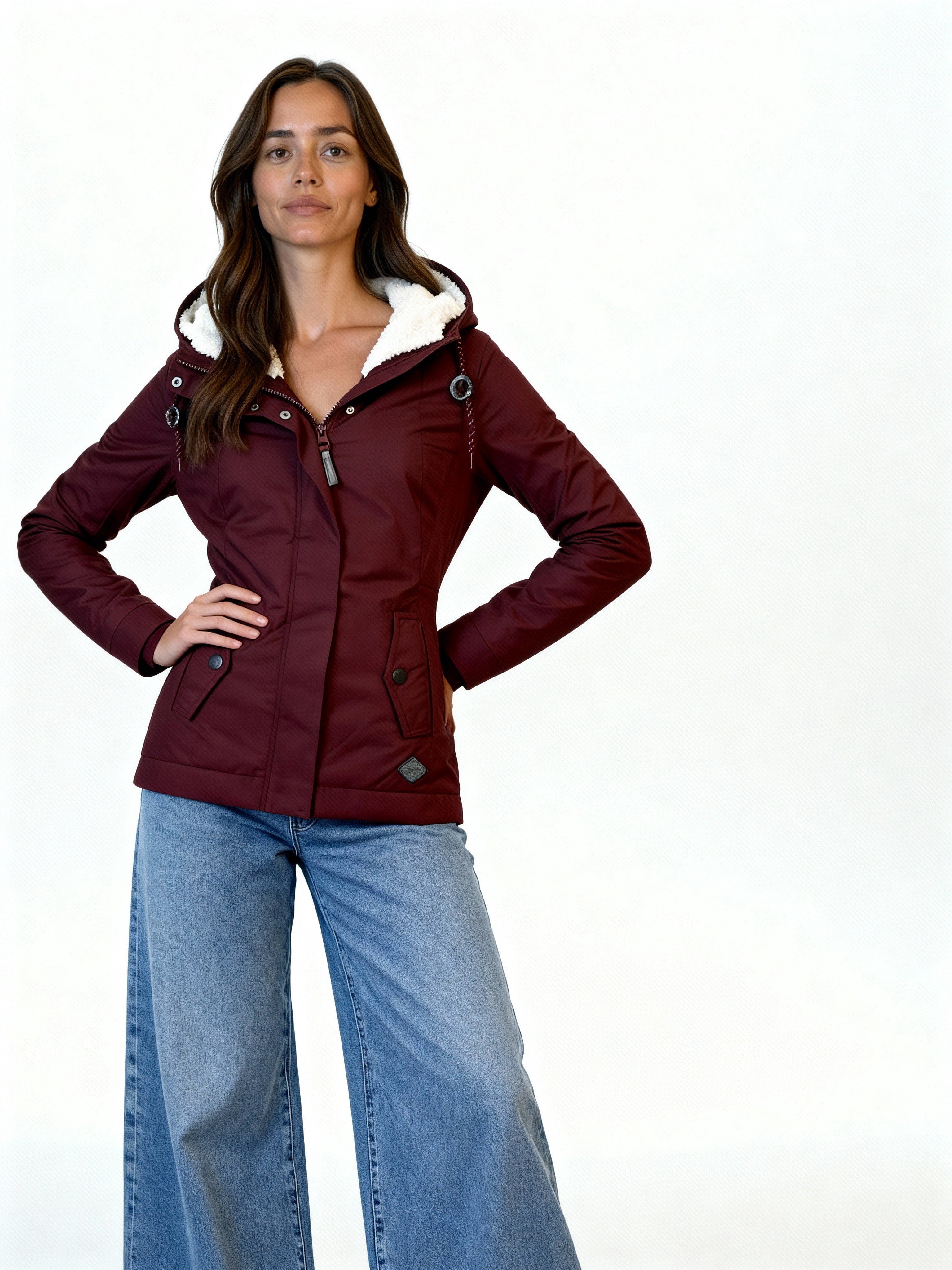 Nora | Parka con forro de borreguito