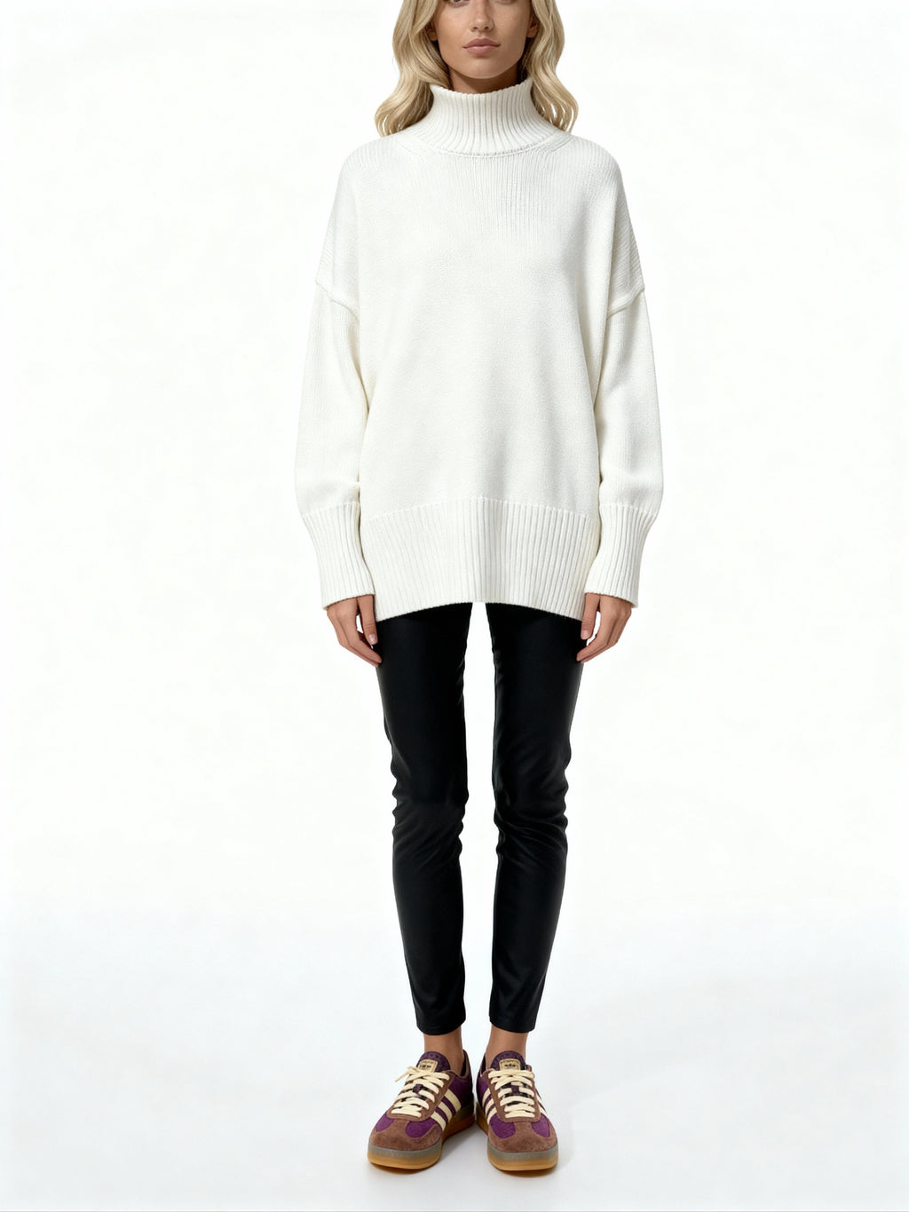 Jersey Copenhague Knit | Cuello alto y corte oversize