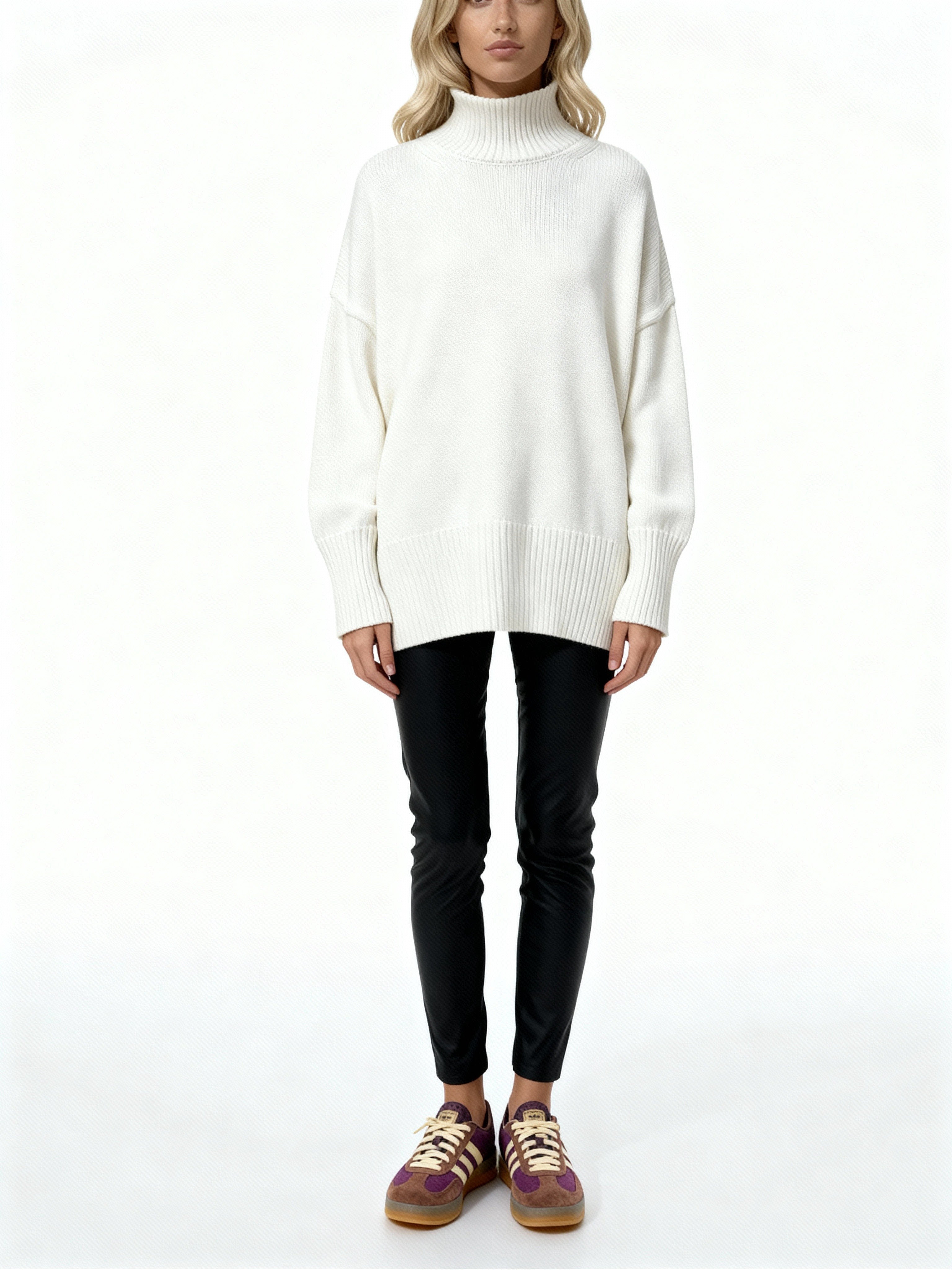 Jersey Copenhague Knit | Cuello alto y corte oversize