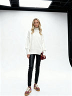 Jersey Copenhague Knit | Cuello alto y corte oversize