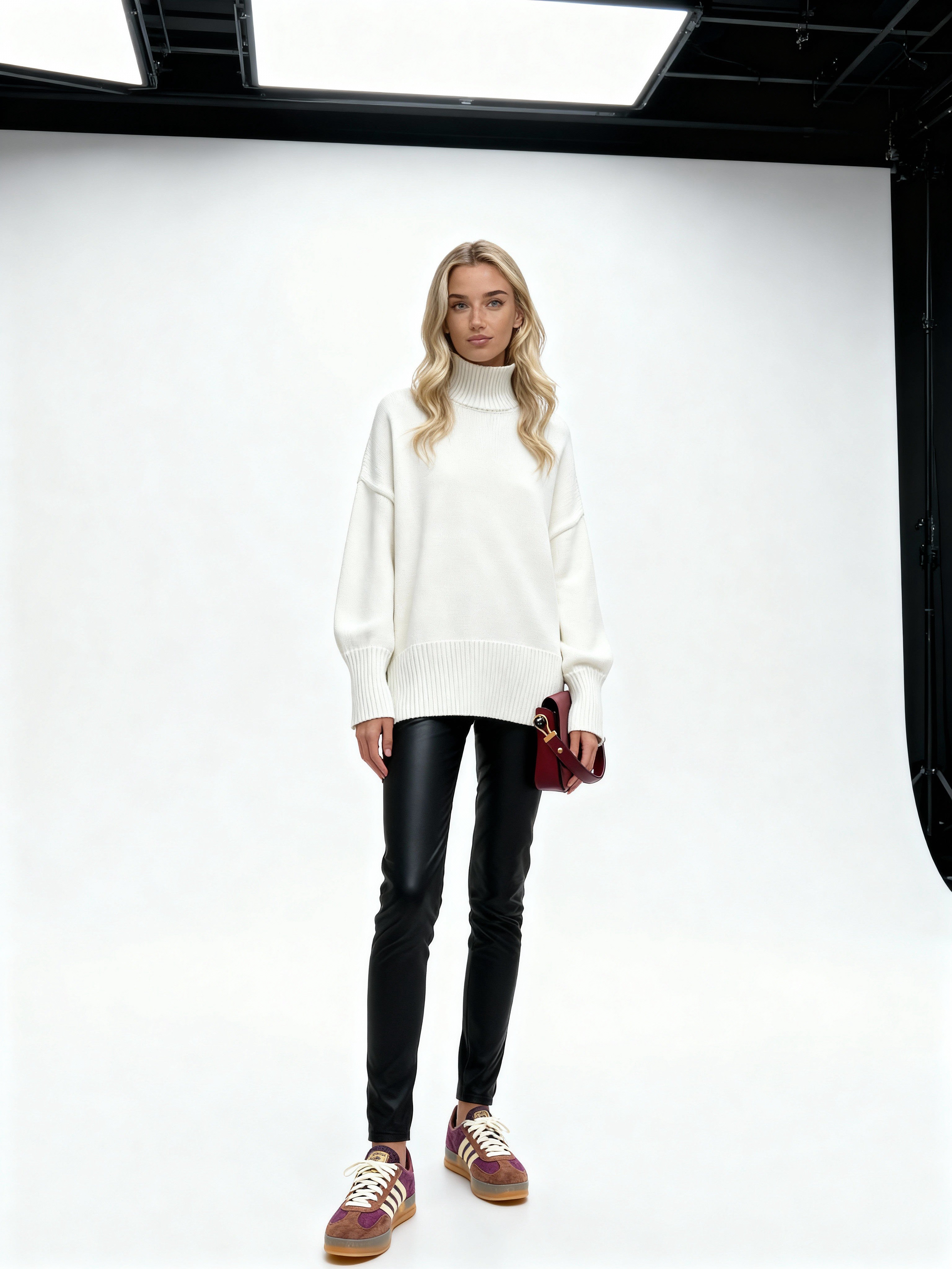 Jersey Copenhague Knit | Cuello alto y corte oversize