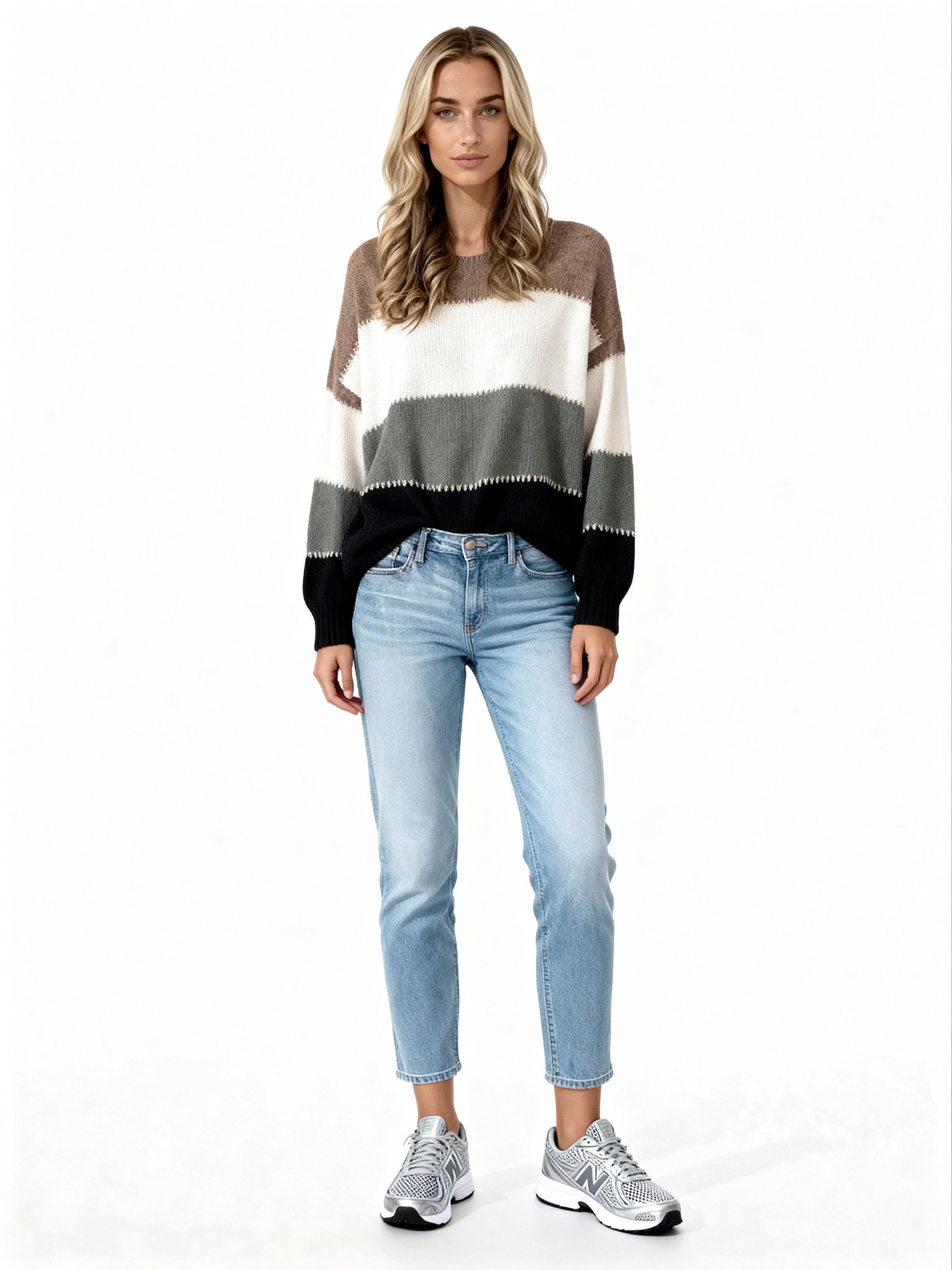 Jersey Nuuk Waves | Rayas amplias y textura suave