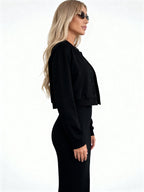 Chloé | Conjunto de punto midi con chaqueta y vestido