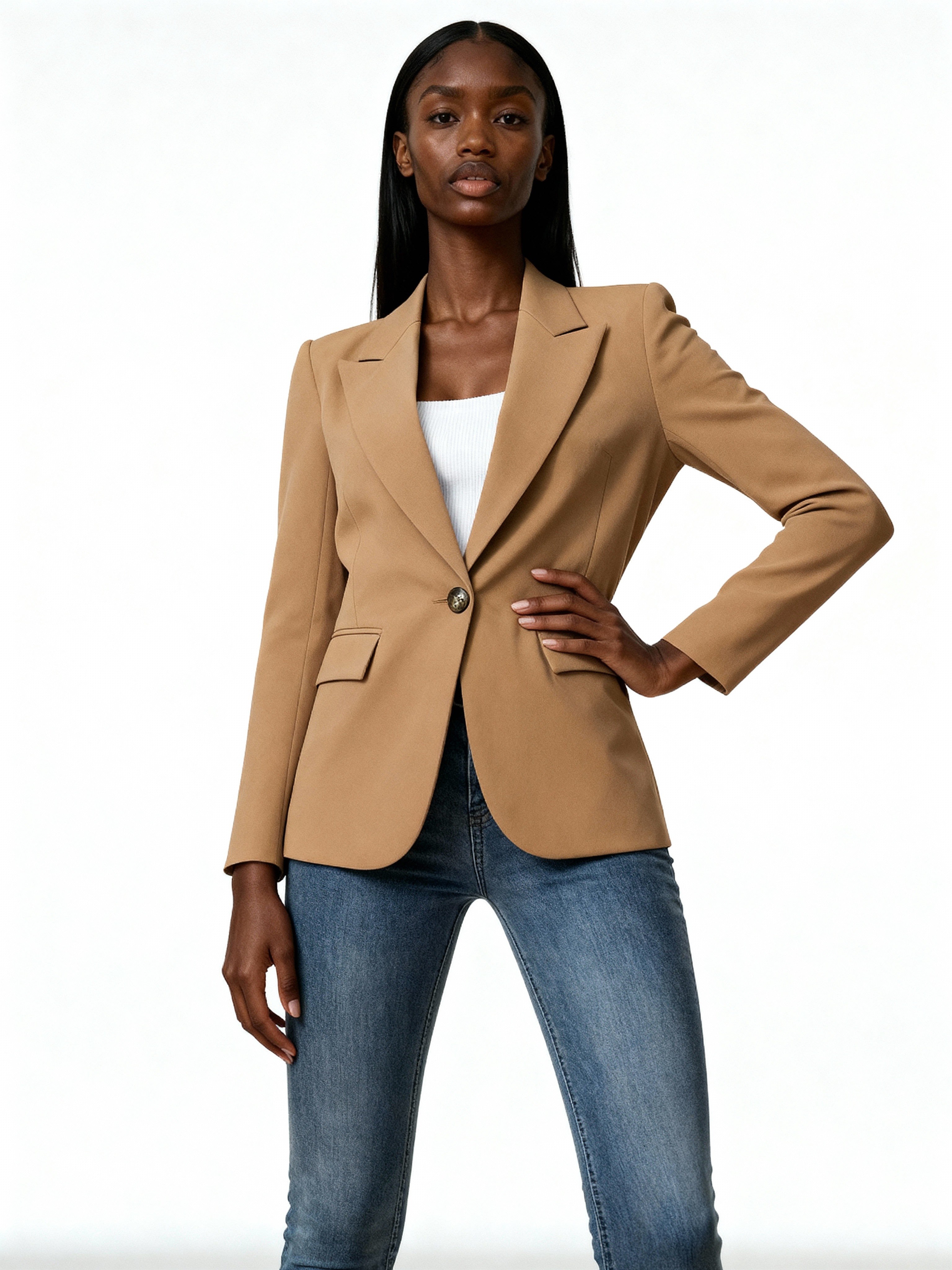 Camille | Blazer clásico con solapas y cierre de botón