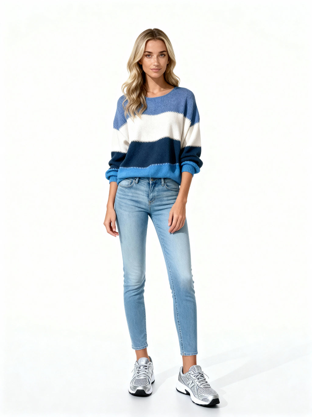 Jersey Nuuk Waves | Rayas amplias y textura suave