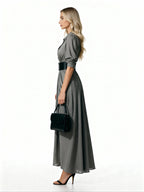 Susana | Vestido camisero largo con cinturón