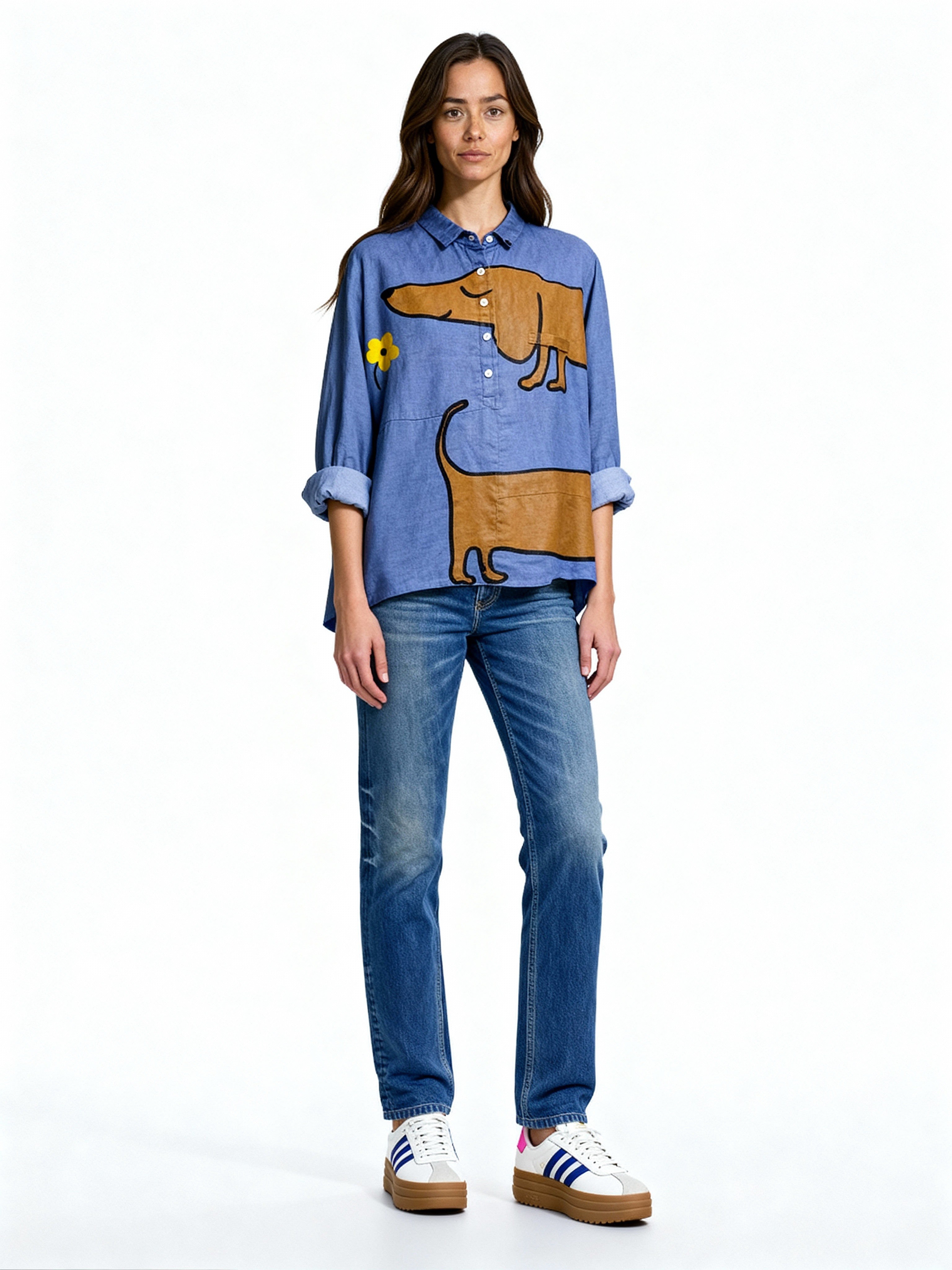 Camisa Dach | Estilo artístico con estampado ilustrado