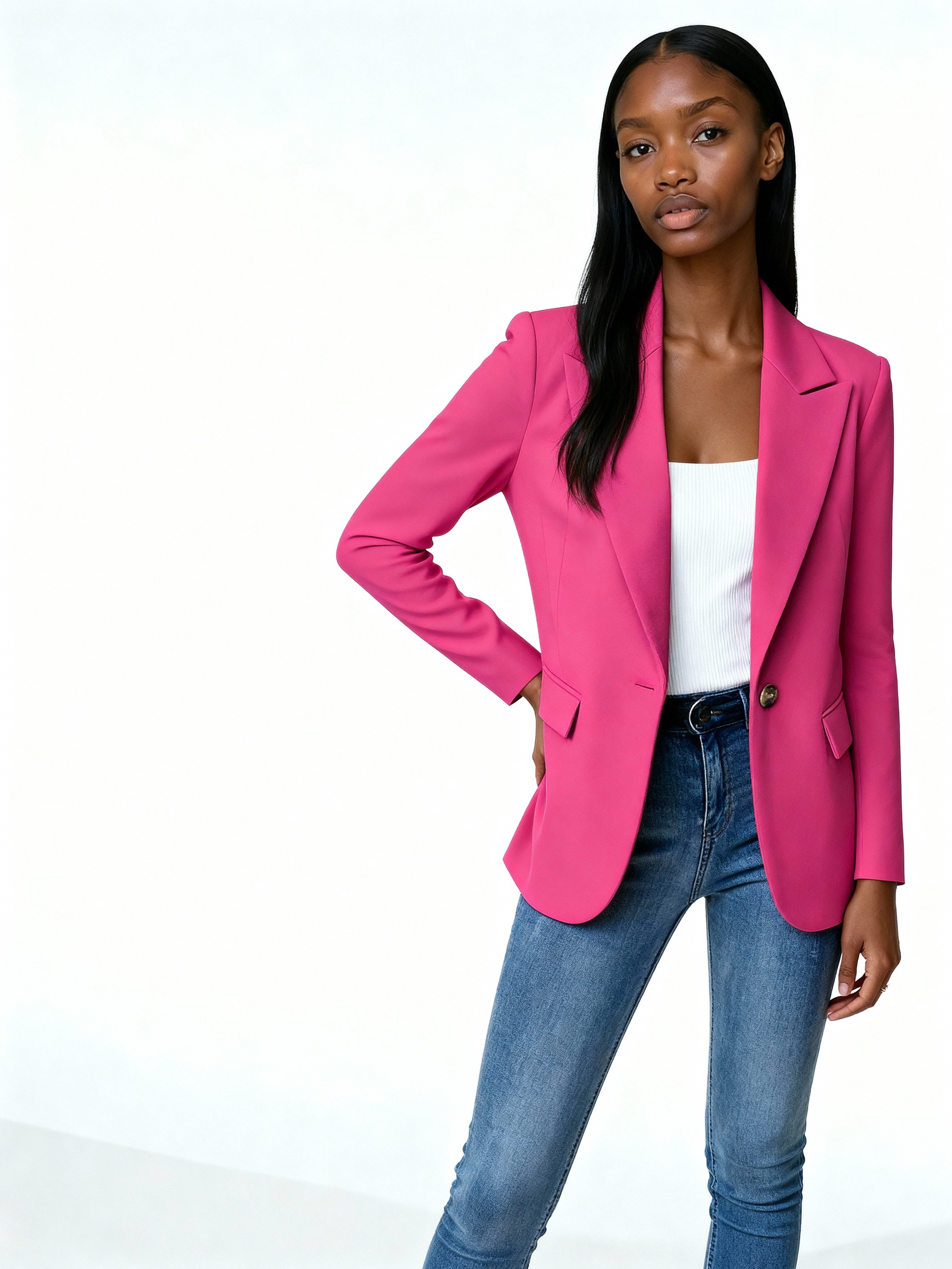 Camille | Blazer clásico con solapas y cierre de botón