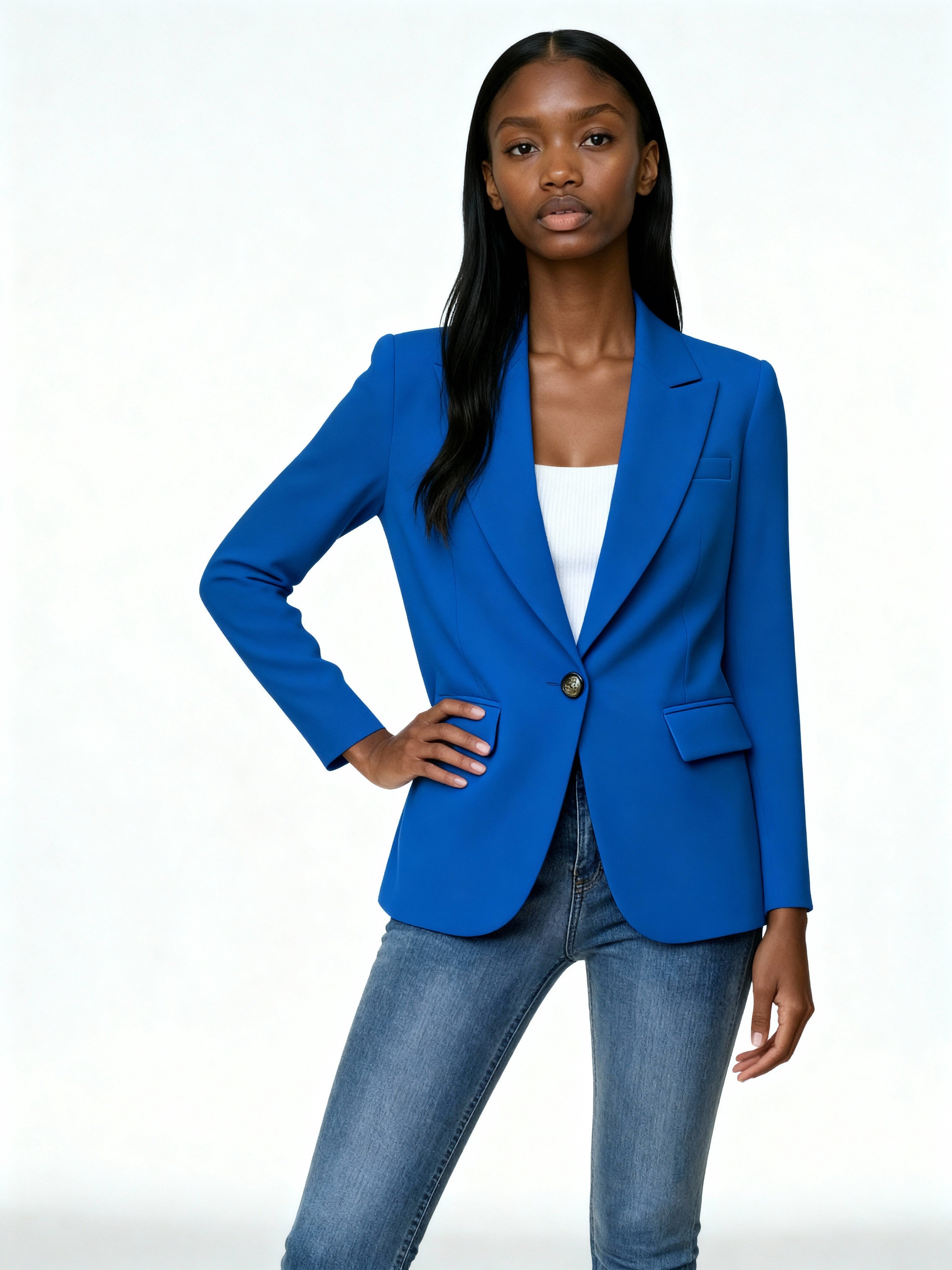 Camille | Blazer clásico con solapas y cierre de botón