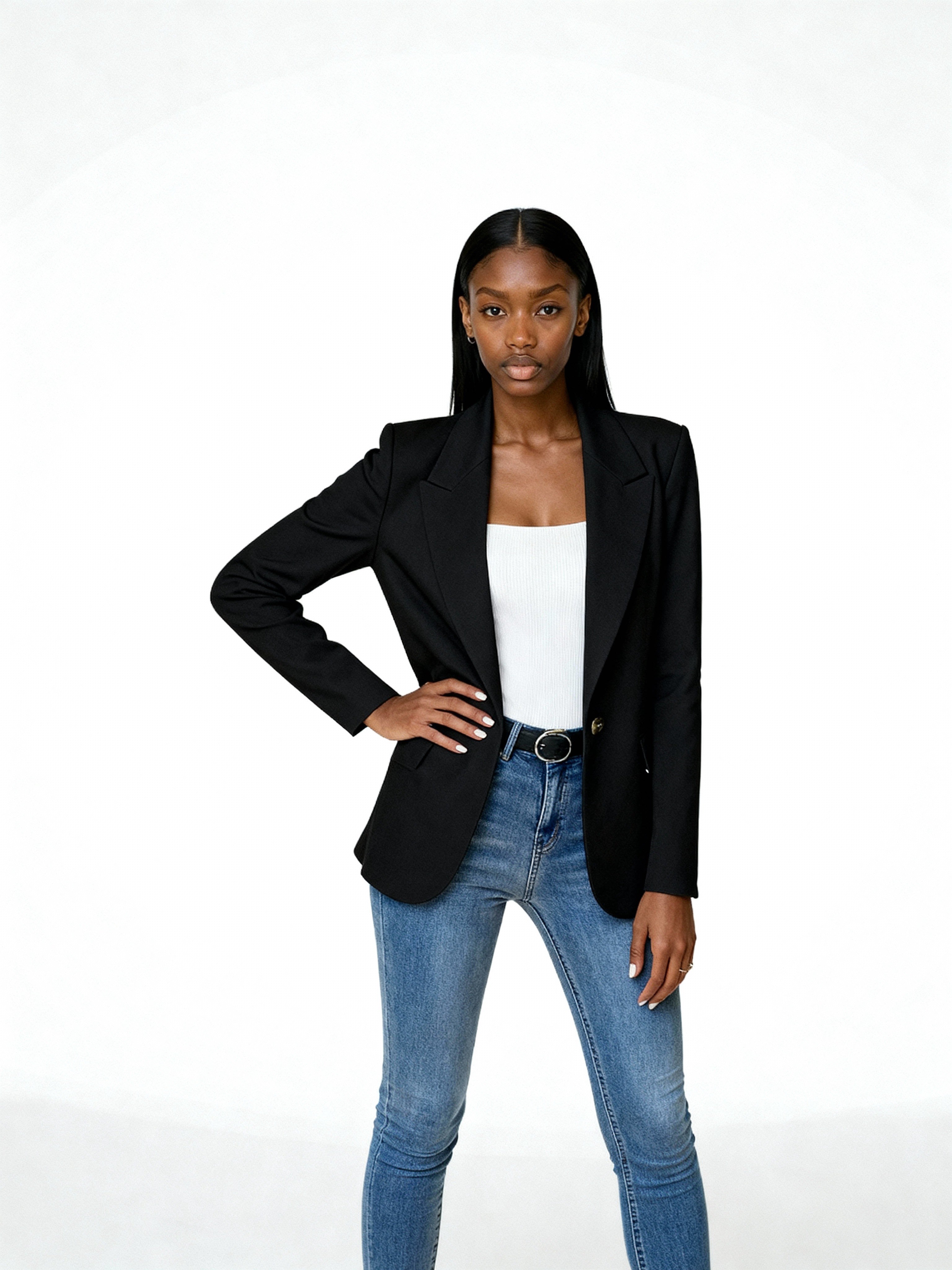 Camille | Blazer clásico con solapas y cierre de botón