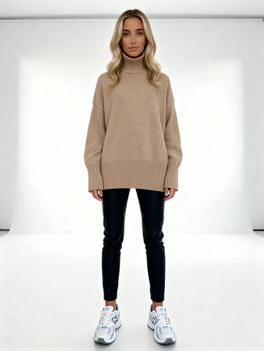 Jersey Copenhague Knit | Cuello alto y corte oversize