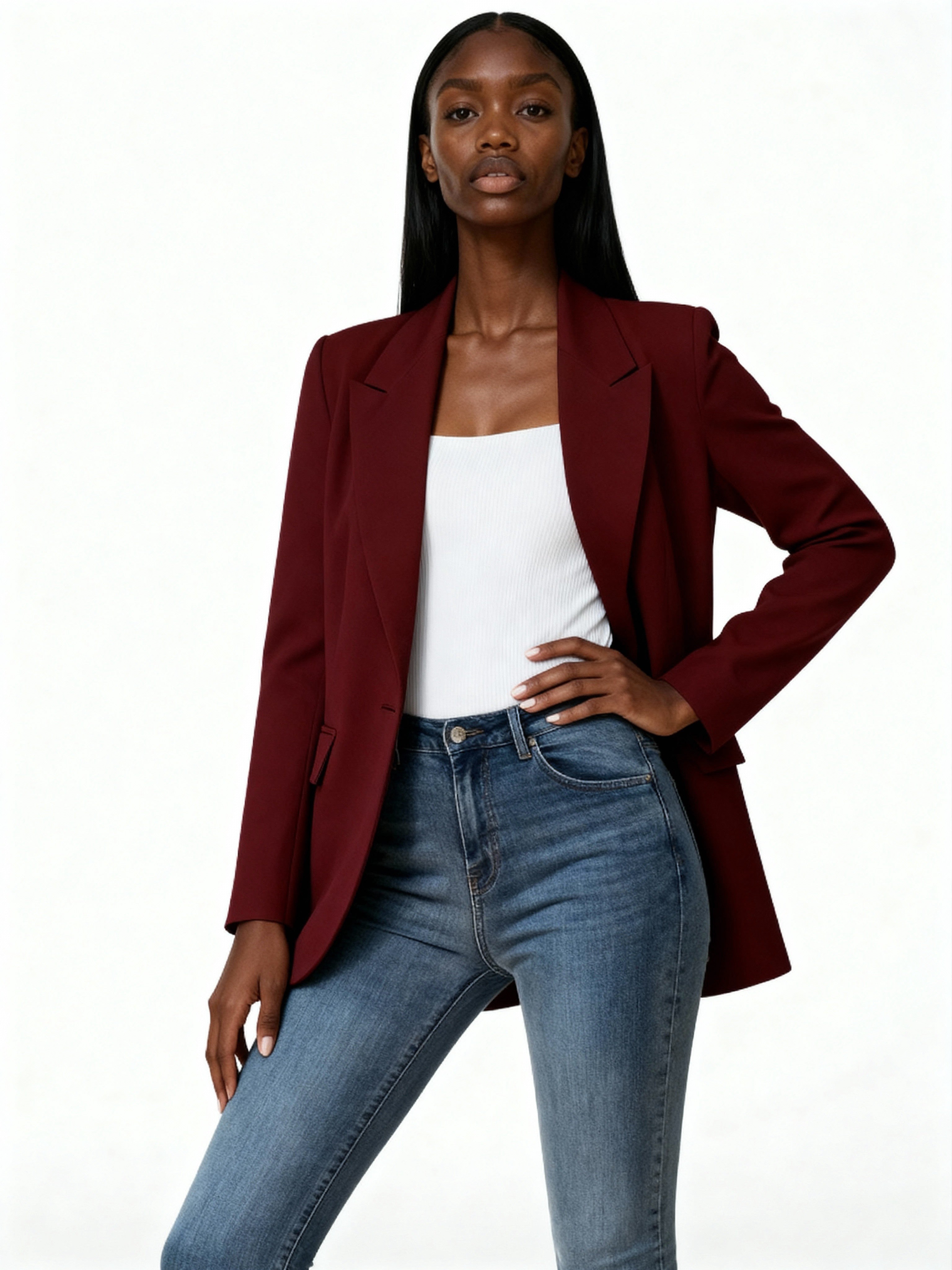 Camille | Blazer clásico con solapas y cierre de botón