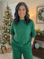 CONJUNTO SHERRY | SET COZY DE PUNTO CON EFECTO BRILLANTE