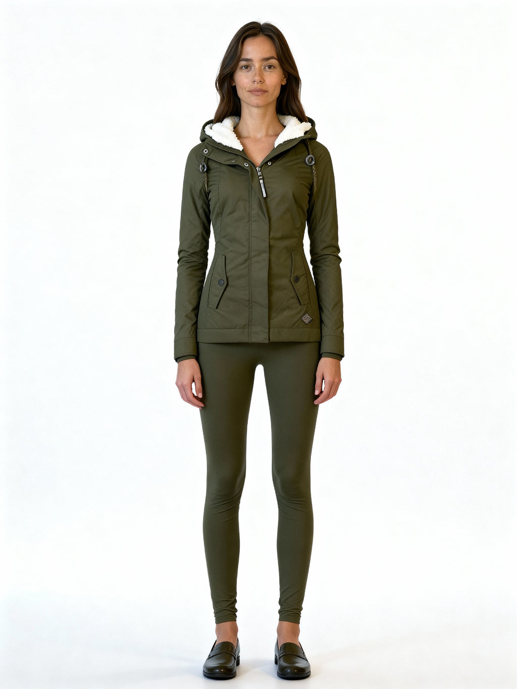 Nora | Parka con forro de borreguito