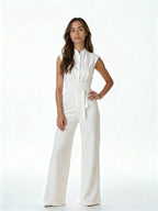 Claudine | Mono largo sin mangas con cinturón