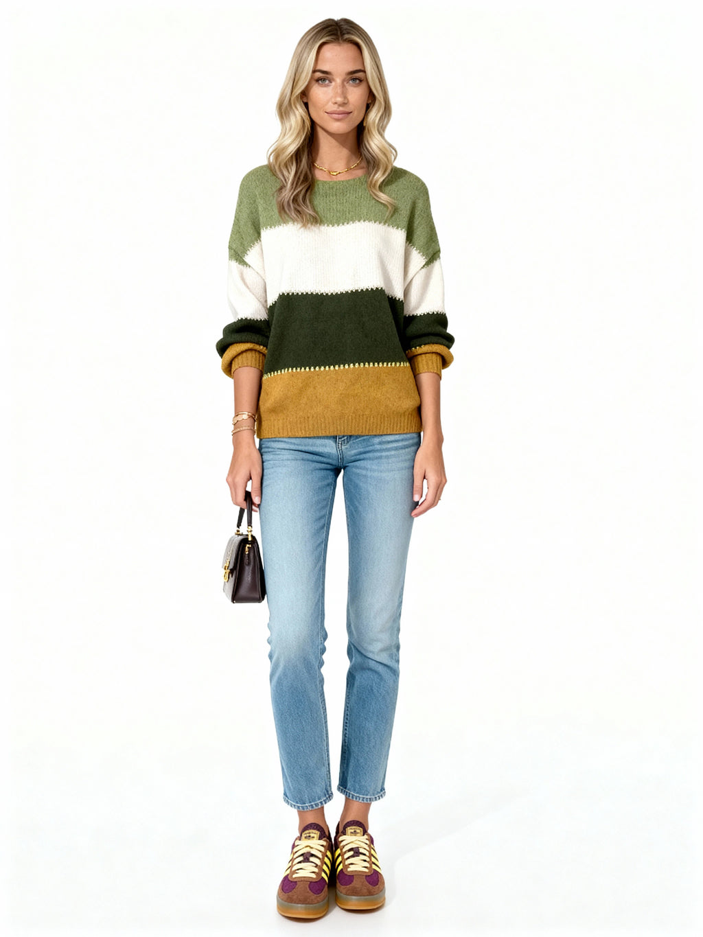 Jersey Nuuk Waves | Rayas amplias y textura suave