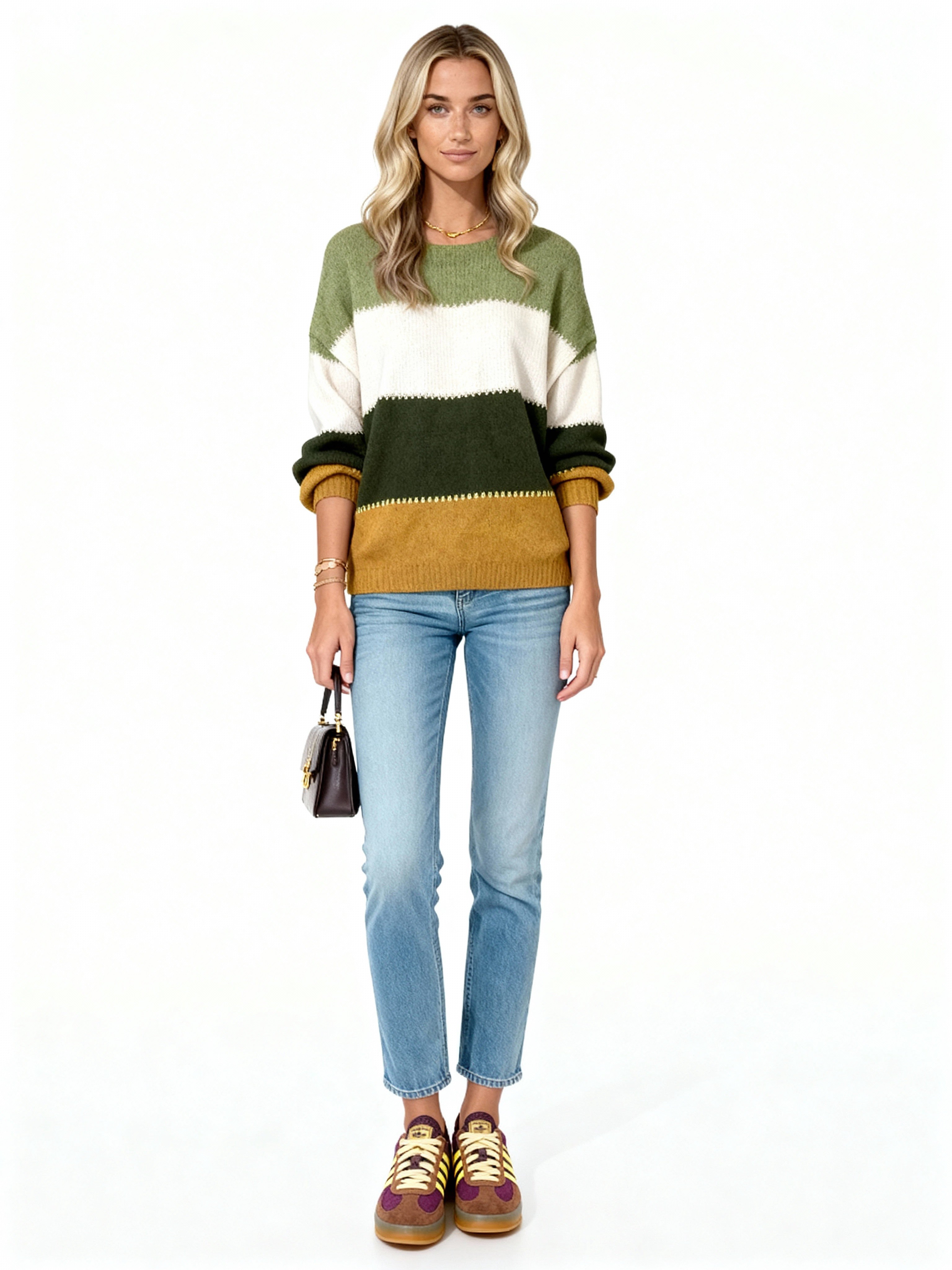 Jersey Nuuk Waves | Rayas amplias y textura suave