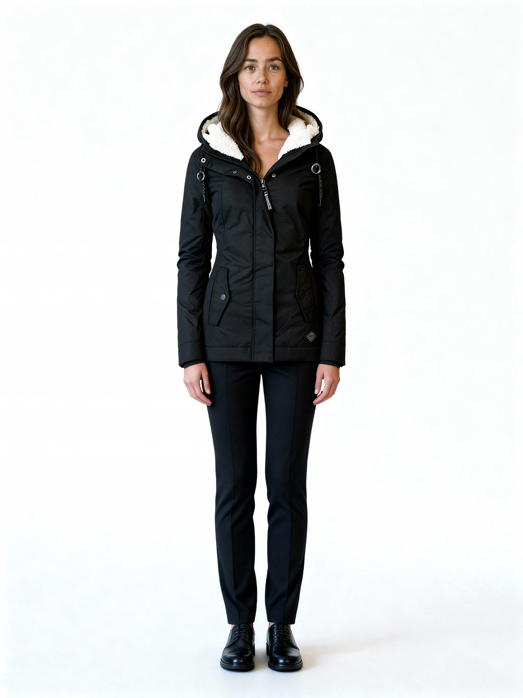 Nora | Parka con forro de borreguito