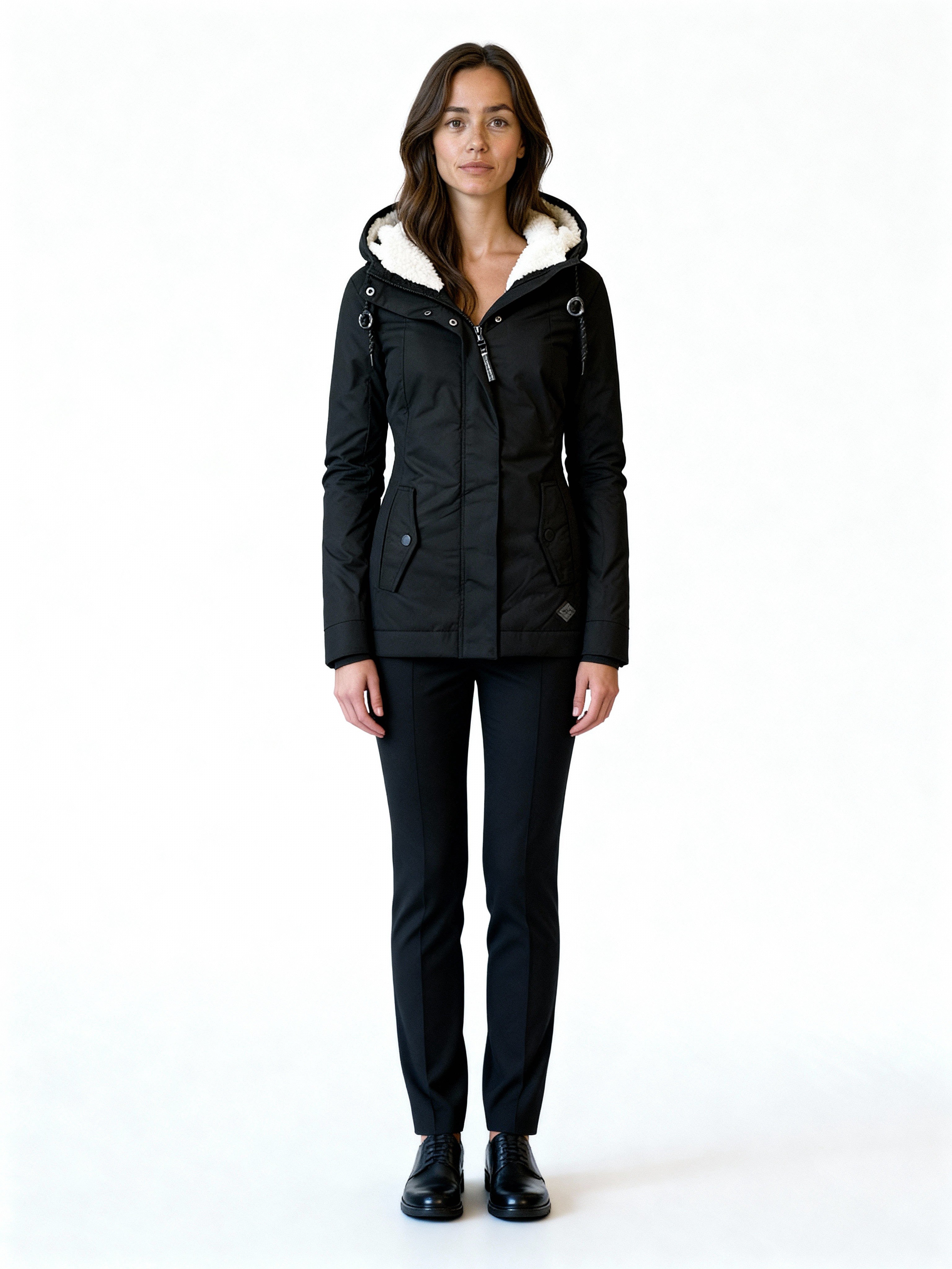 Nora | Parka con forro de borreguito