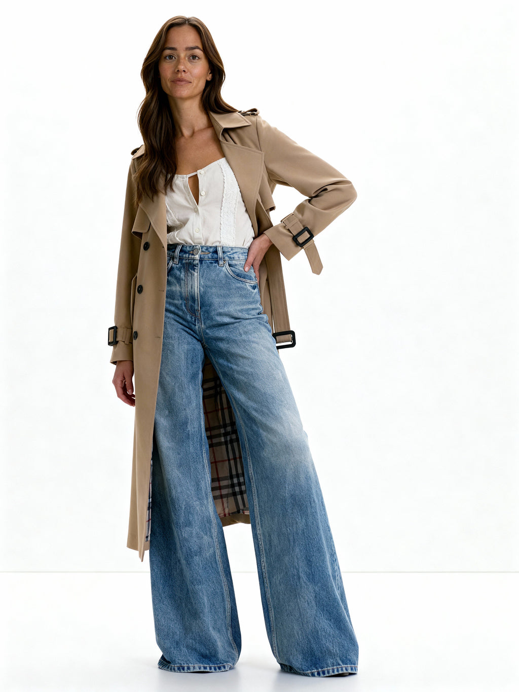 Trench Windsor | Gabardina clásica con cinturón