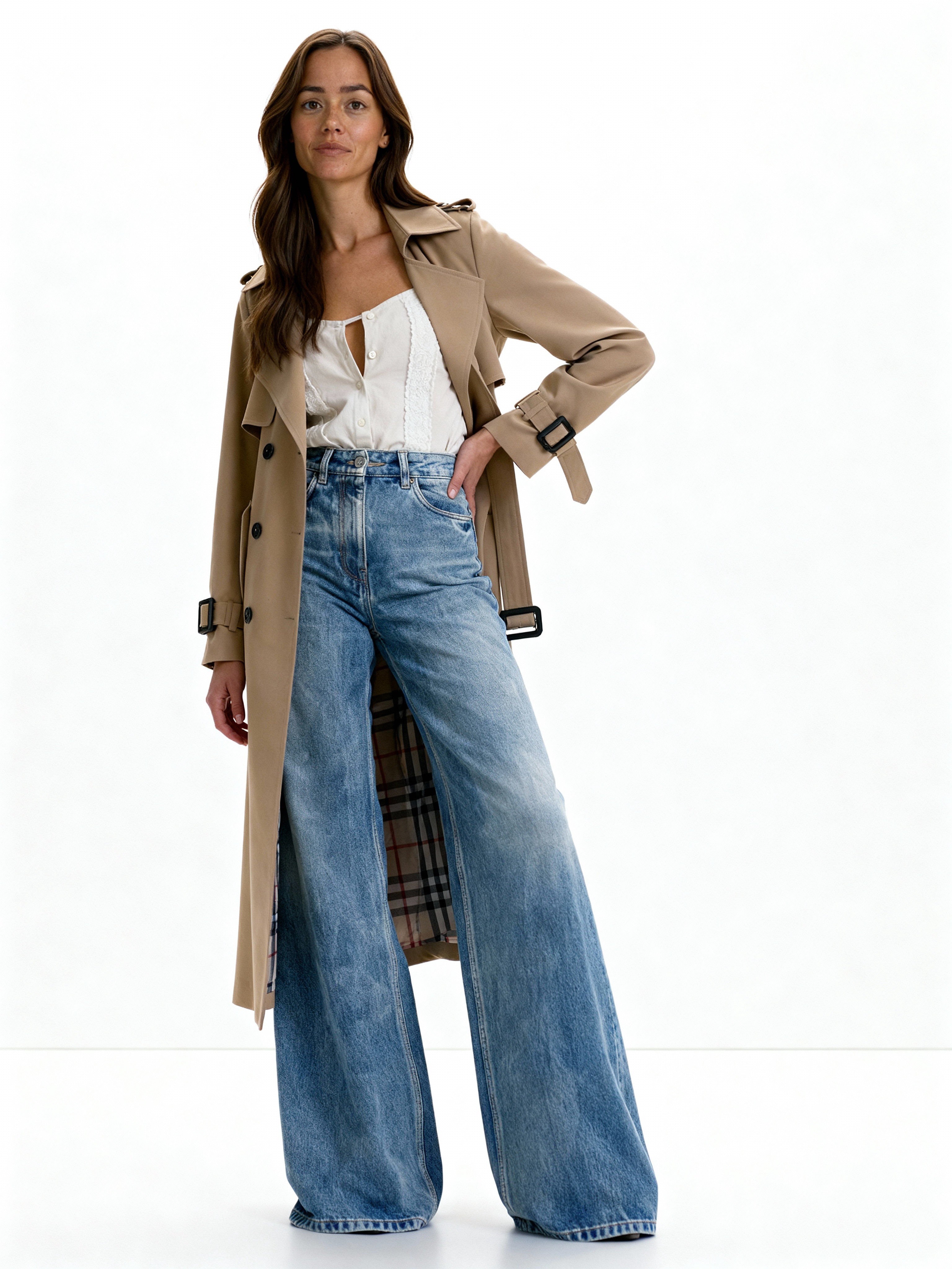 Trench Windsor | Gabardina clásica con cinturón