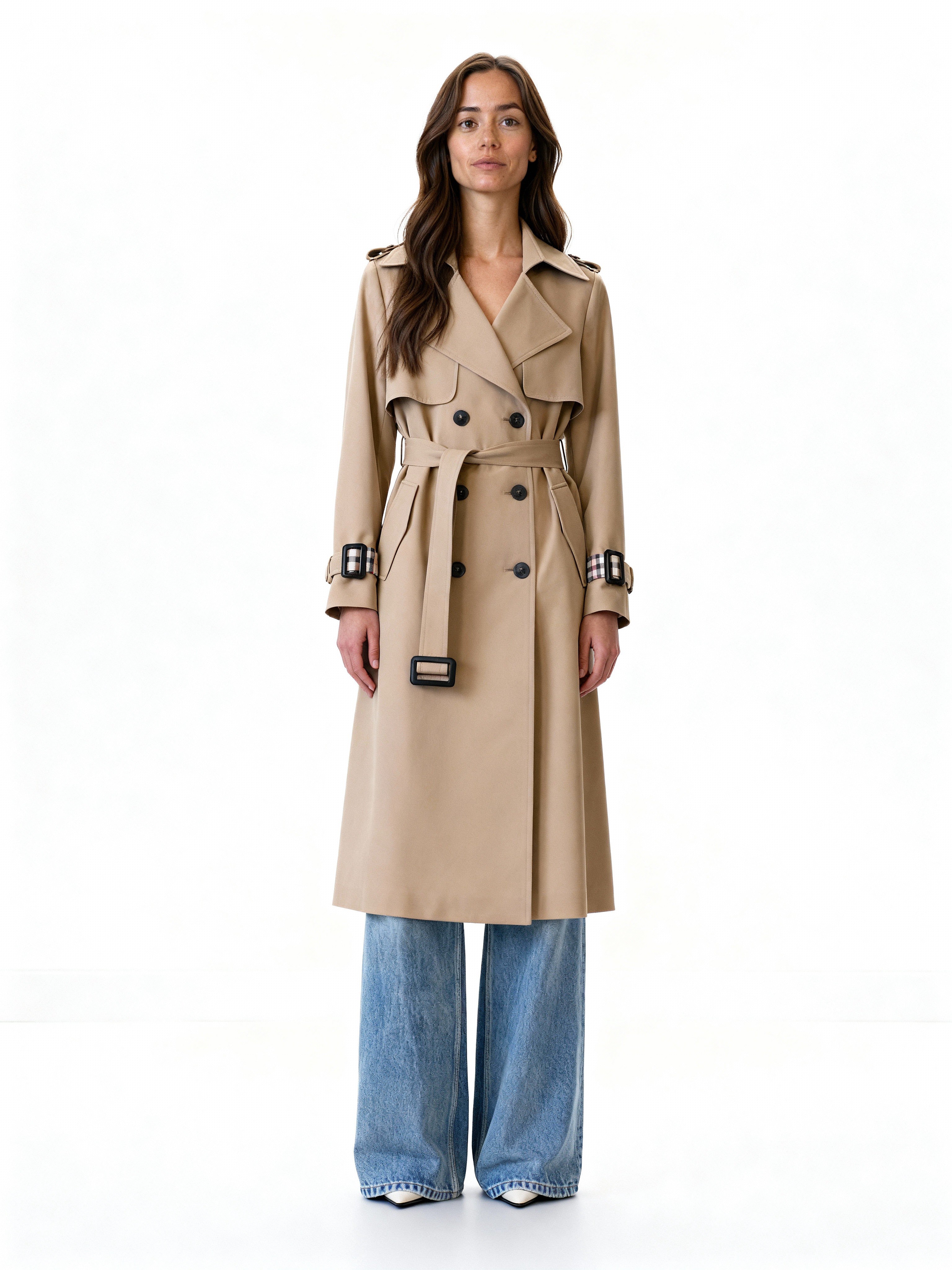 Trench Windsor | Gabardina clásica con cinturón
