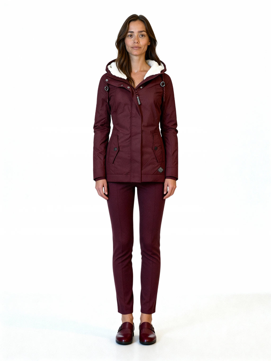 Nora | Parka con forro de borreguito