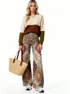 Pantalón Jaipur | Estampado étnico y corte ancho