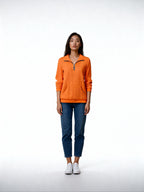 Kael | Sudadera trenzada con cremallera y cuello alto