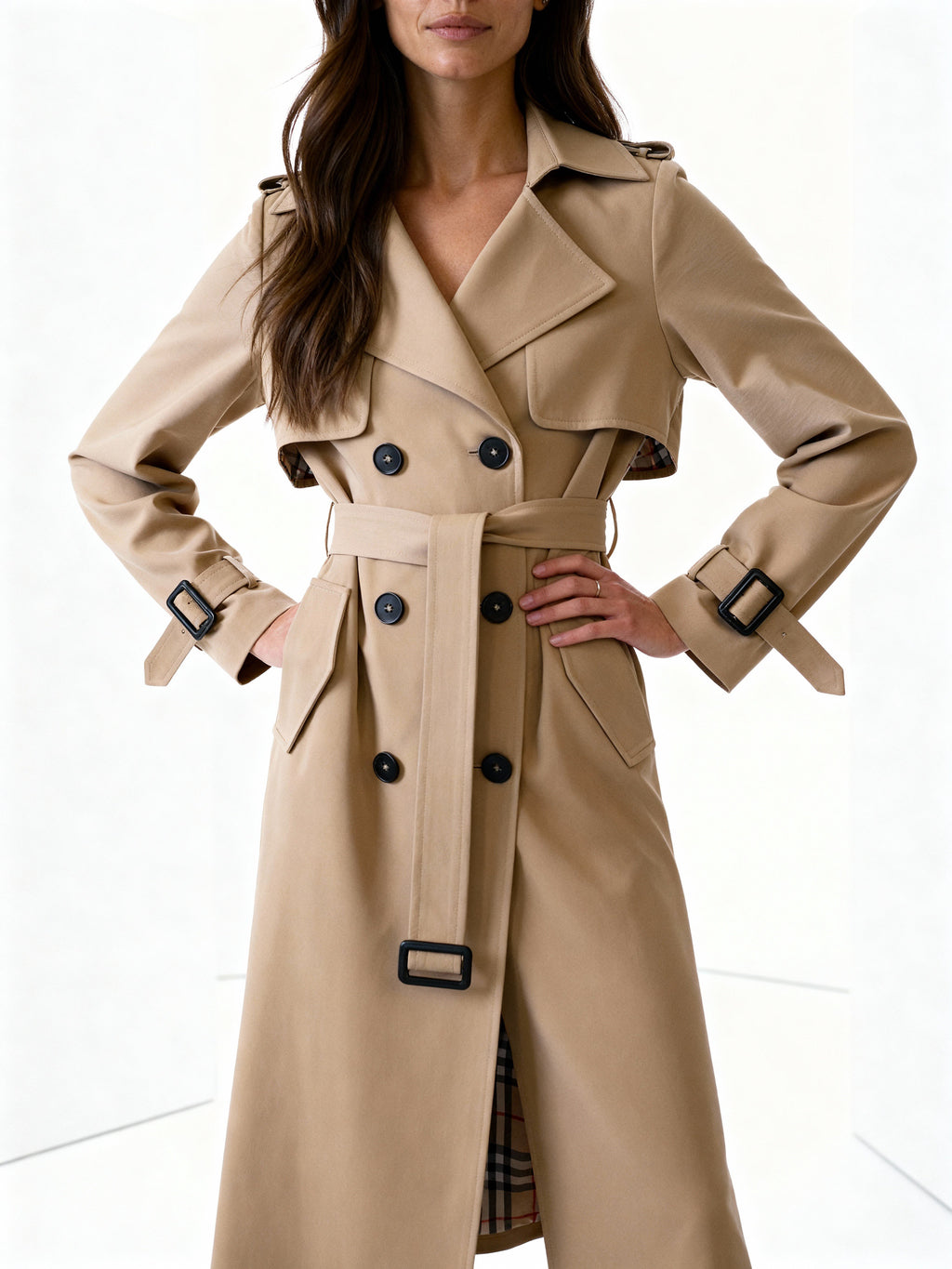 Trench Windsor | Gabardina clásica con cinturón