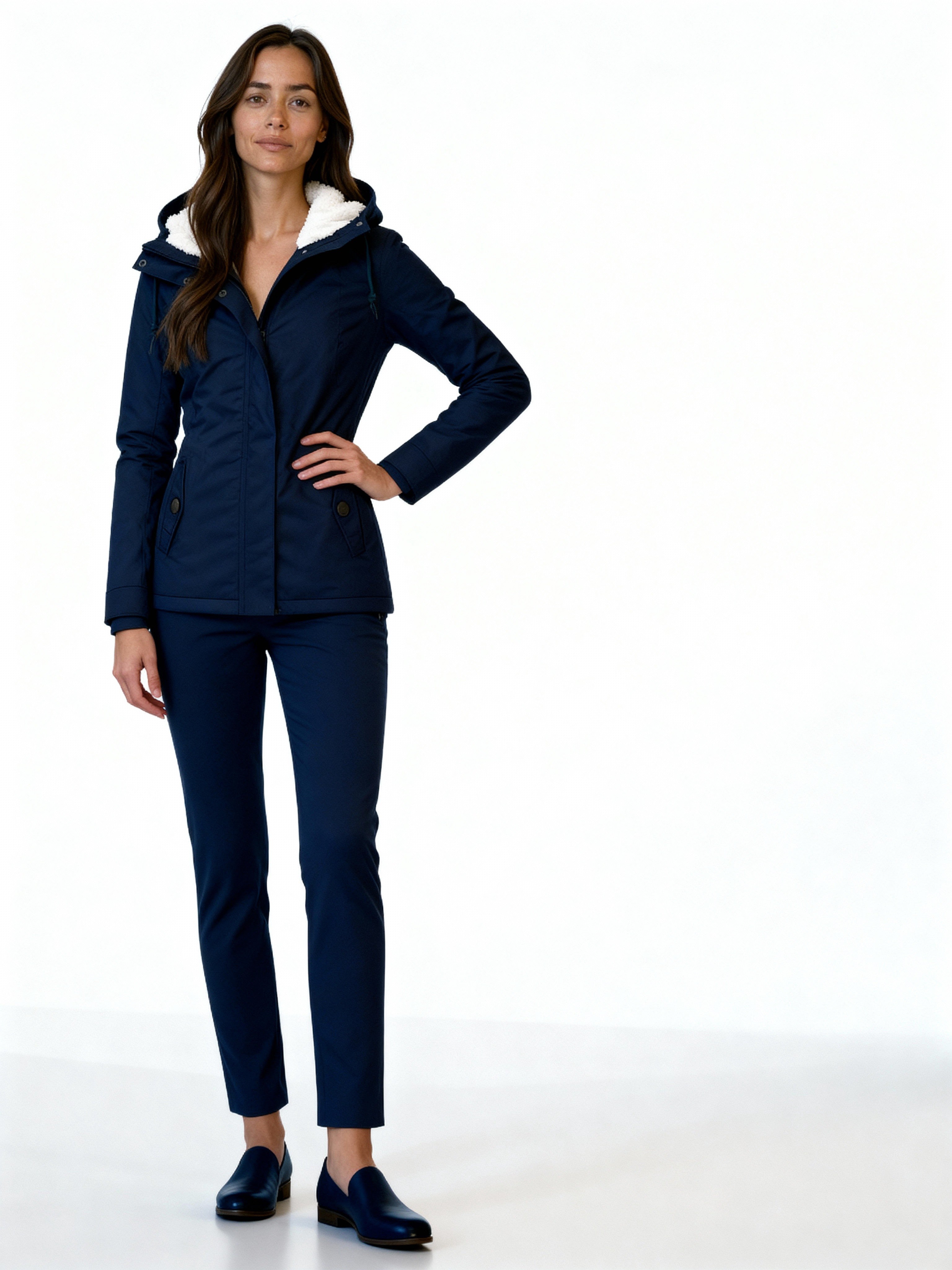 Nora | Parka con forro de borreguito